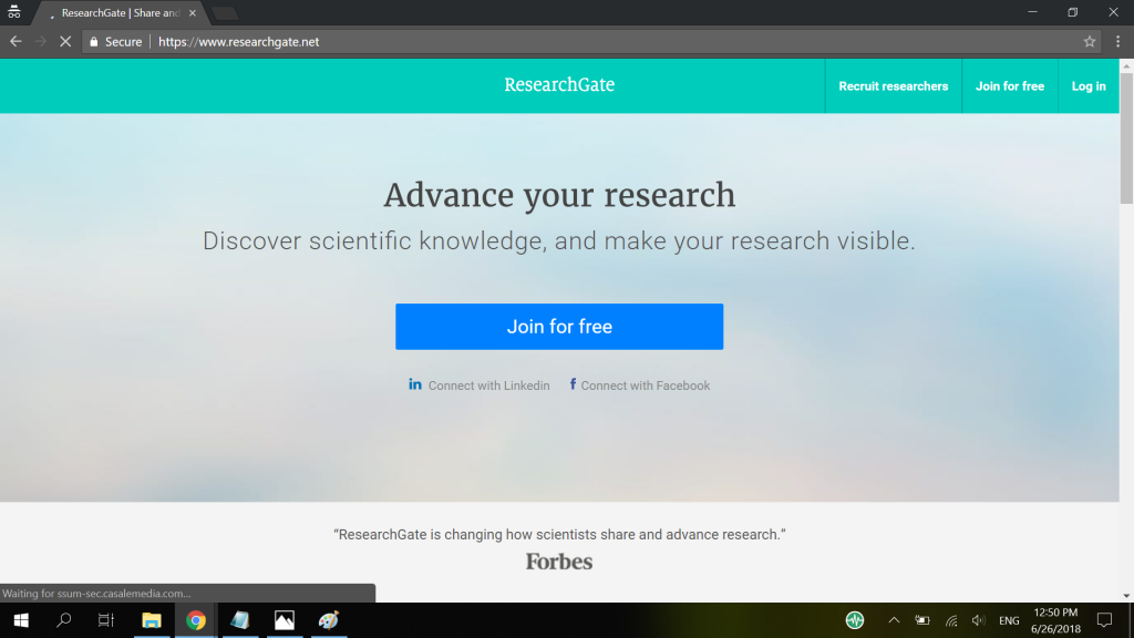 research publications researchgate